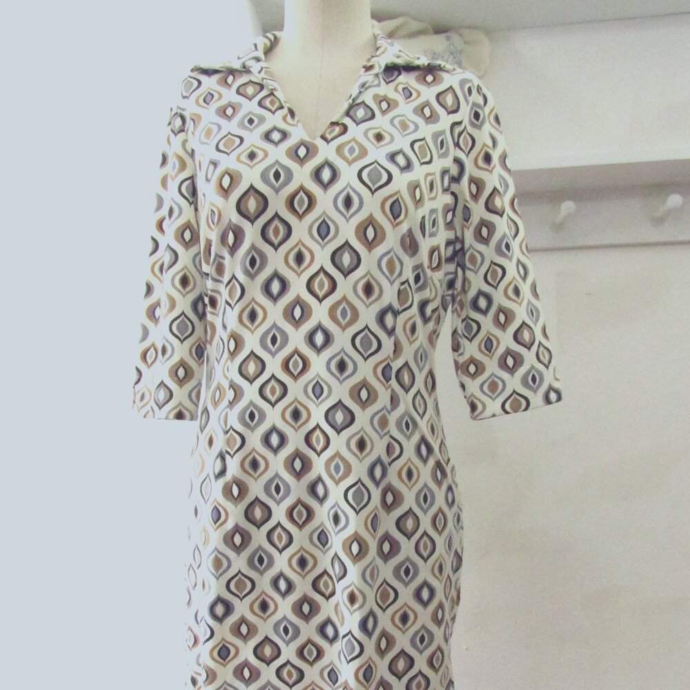 J. McLaughlin Ultimate soft-stretch Resort Beach Cruise casual dress Size, M